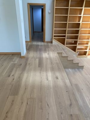 Hardwood flooring project