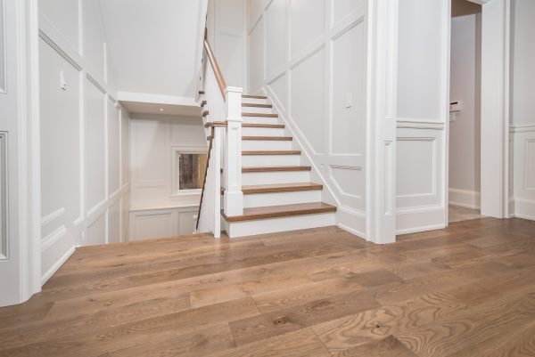 Hardwood stairs project