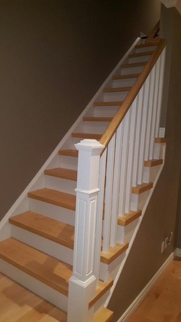 Hardwood stairs project
